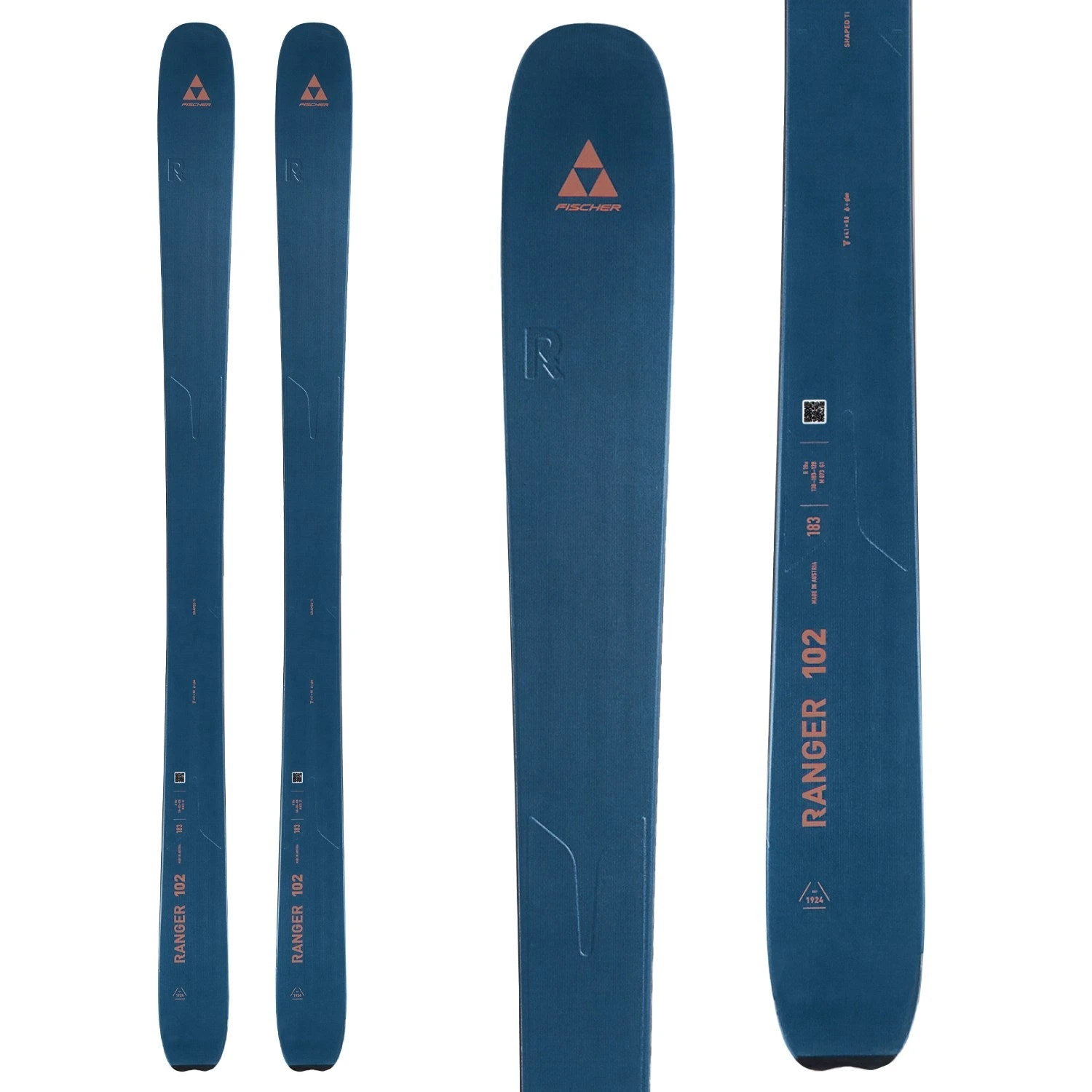 FISCHER RANGER 102 SKIS- 2023 3 FISCHER RANGER 102 SKIS- 2023
